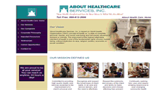 Desktop Screenshot of abouthealthcareservices.com